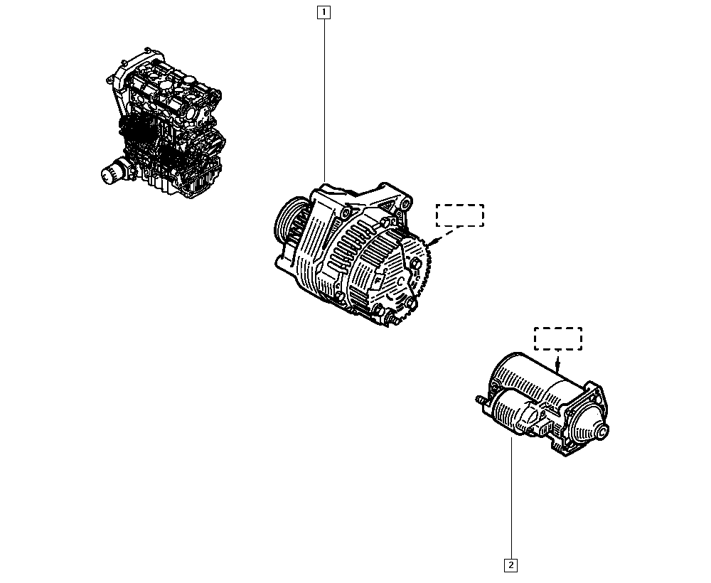 RENAULT 77 00 114 428 - Starter allinparts.ro