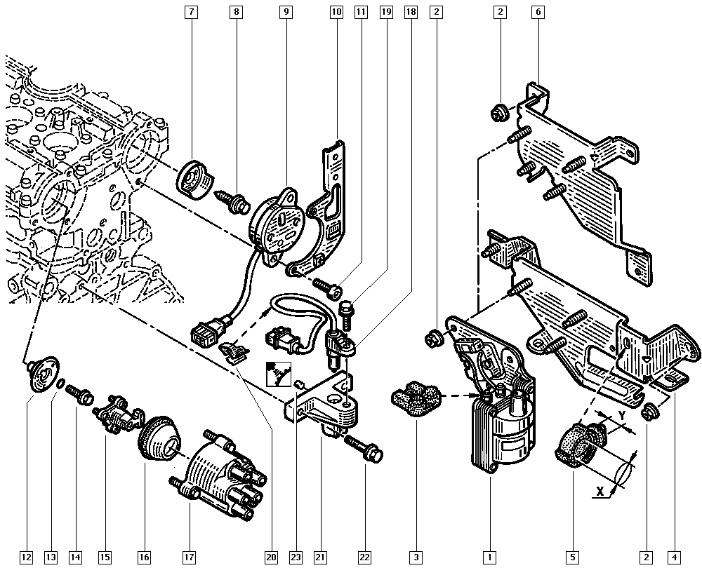 DACIA 74 01 275 174 - Bobina de inductie allinparts.ro
