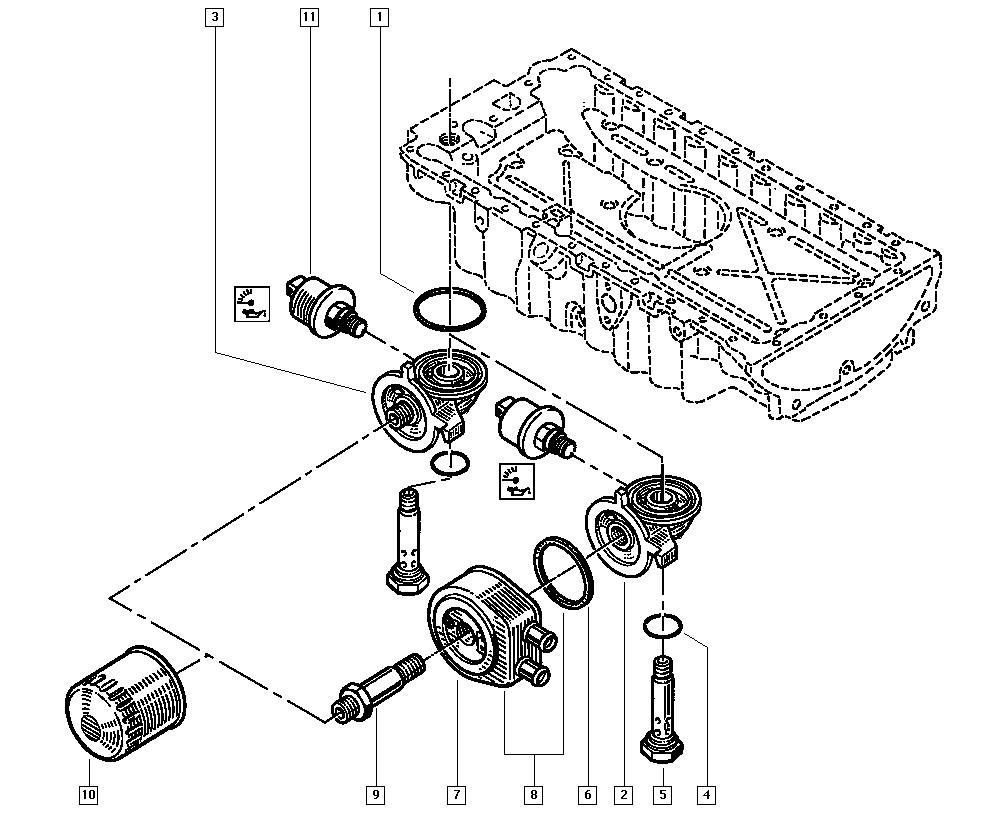 PSA 7700720978 - Filtru ulei allinparts.ro