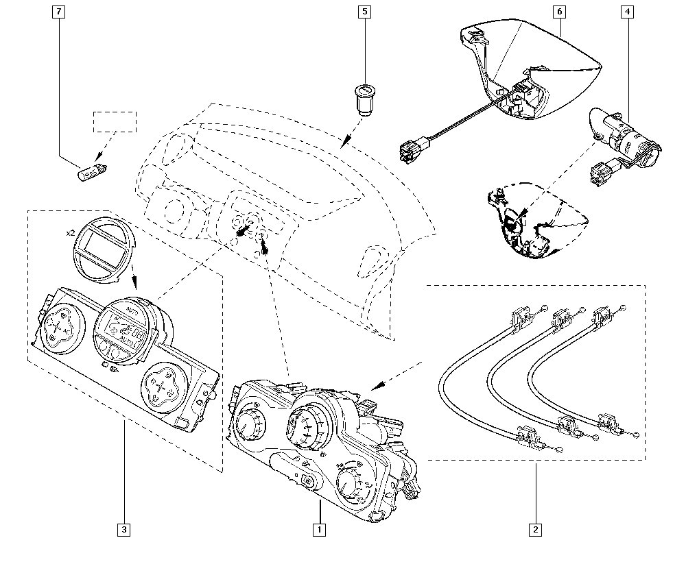 RENAULT 77 03 097 184 - RENAULT 77 03 097 184 - Bec, lumini bord allinparts.ro
