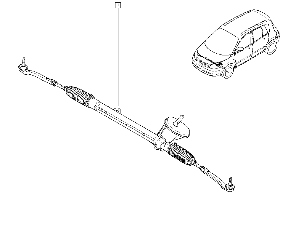RENAULT 8200463517 - Caseta directie allinparts.ro
