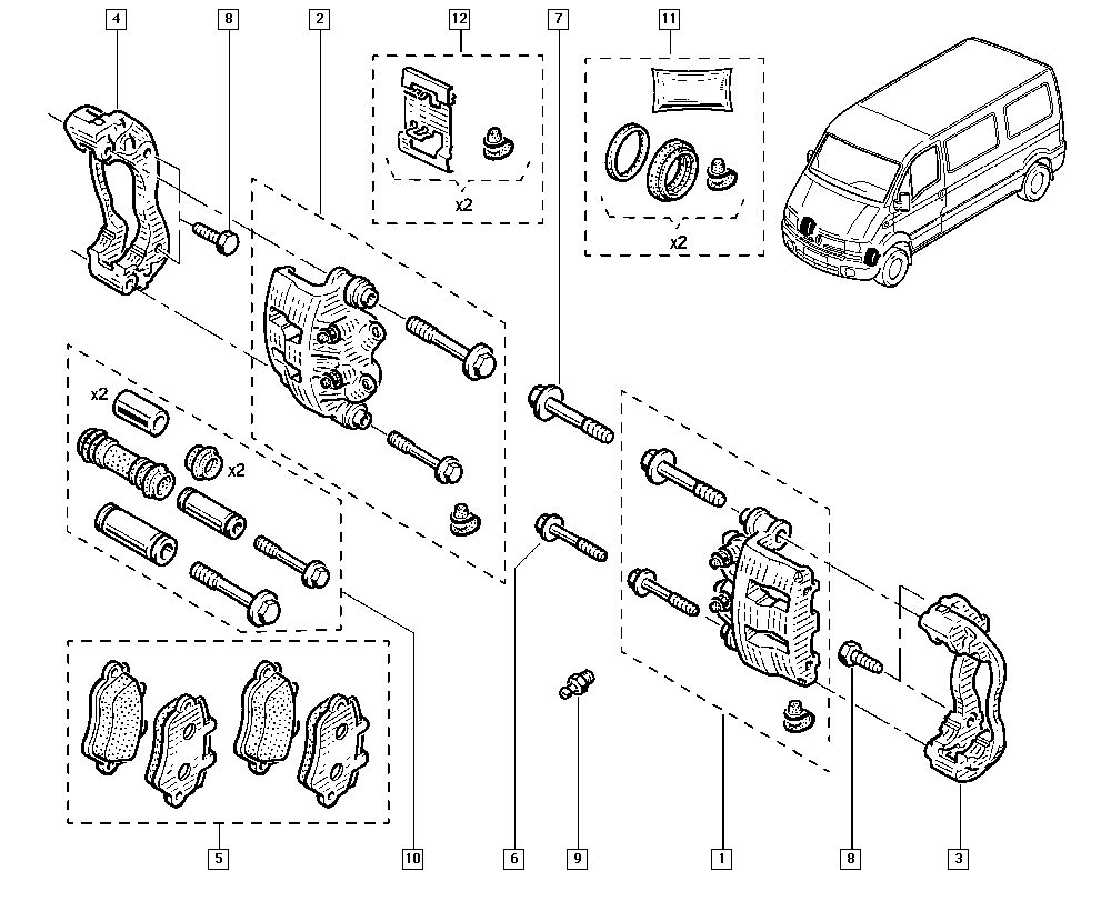 PSA 7701208013 - Etrier frana allinparts.ro