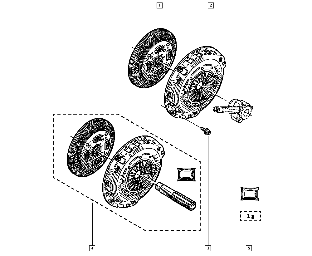 RENAULT 8201516550 - RENAULT 8201516550 - Set ambreiaj allinparts.ro