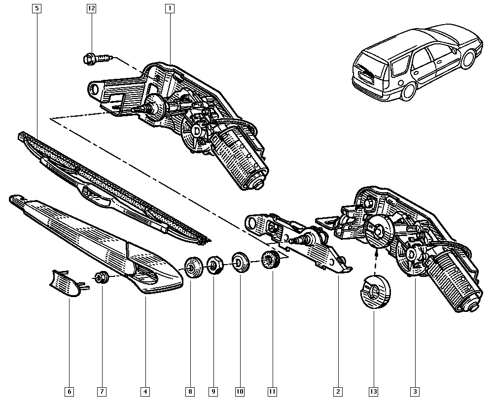 RENAULT TRUCKS 7701045747 - Lamela stergator allinparts.ro
