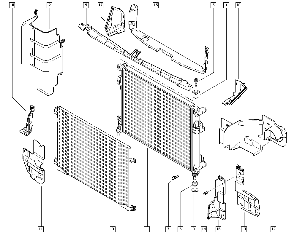 Volvo 7700312901 - Condensator, climatizare allinparts.ro