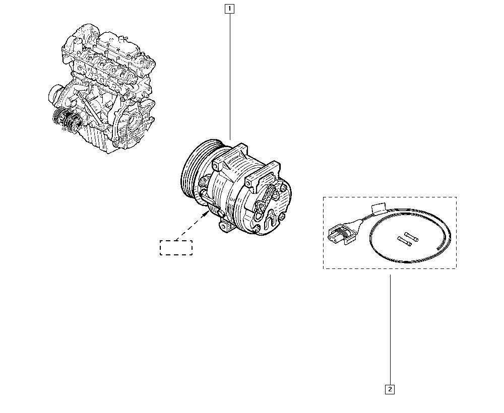 NISSAN 926005849R - Compresor, climatizare allinparts.ro