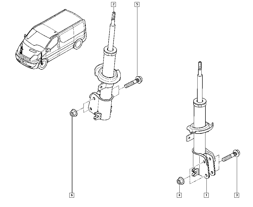 RENAULT 77 01 066 476 - Amortizor allinparts.ro
