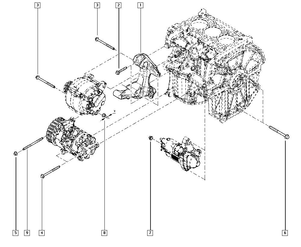 RENAULT 7703002761 - Chit lant de distributie allinparts.ro