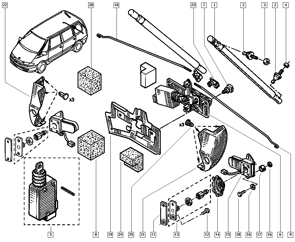 RENAULT 6025305941 - Amortizor portbagaj allinparts.ro