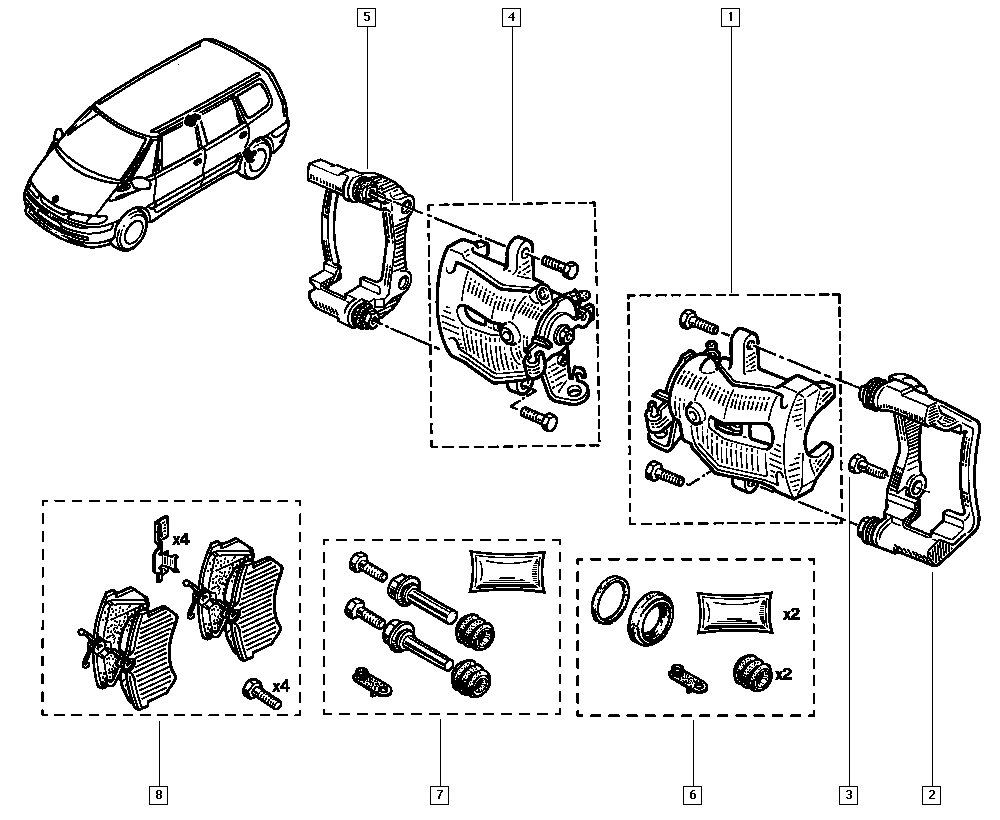 RENAULT TRUCKS 6025371282 - Set reparatie, etrier allinparts.ro