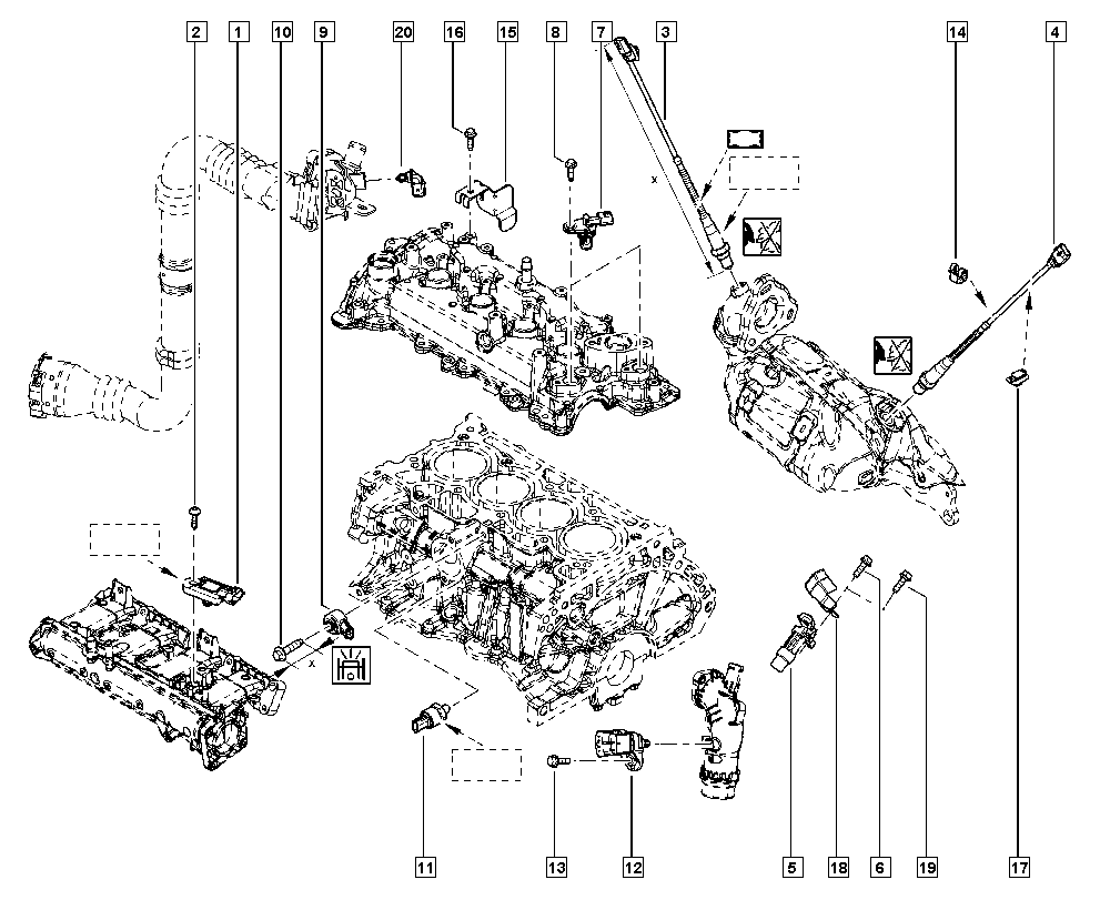 RENAULT 82 00 771 294 - Sonda Lambda allinparts.ro