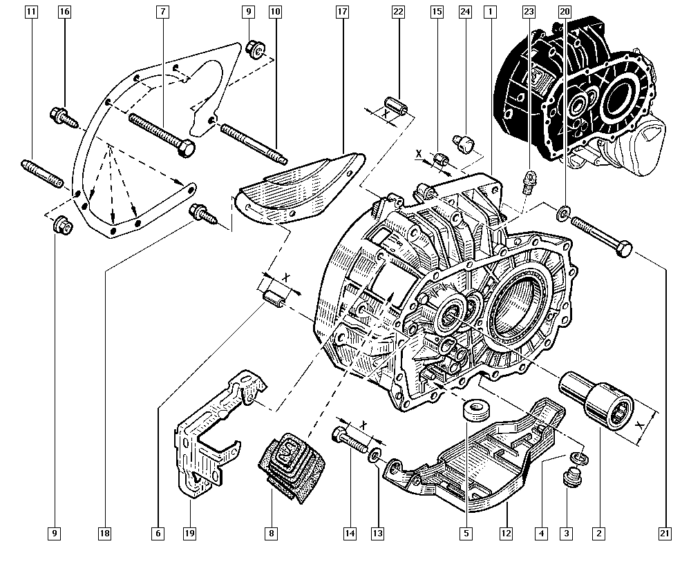 RENAULT 79.030.750.33 - Surub de golire,baia de ulei allinparts.ro
