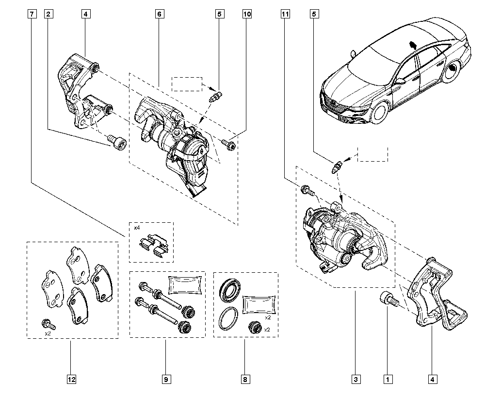 RENAULT 440019919R - Etrier frana allinparts.ro
