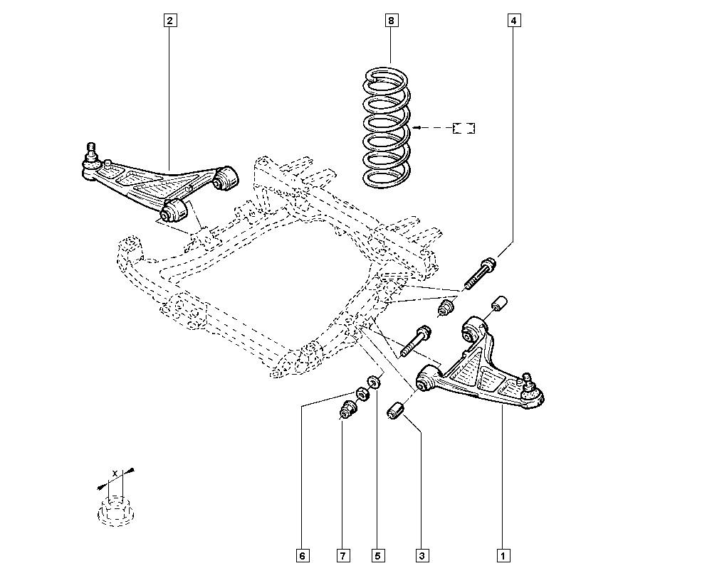RENAULT 8200739484* - RENAULT 8200739484* - Articulatie sarcina / ghidare allinparts.ro