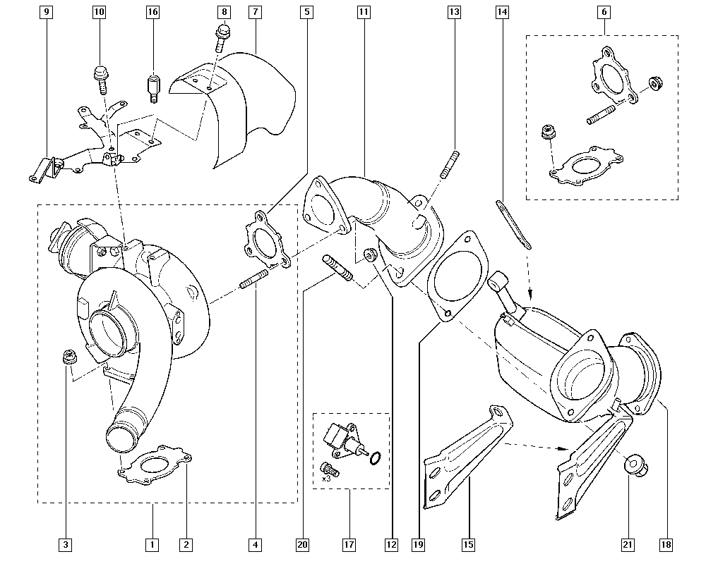 RENAULT 7701474093 - Compresor,sistem de supraalimentare allinparts.ro