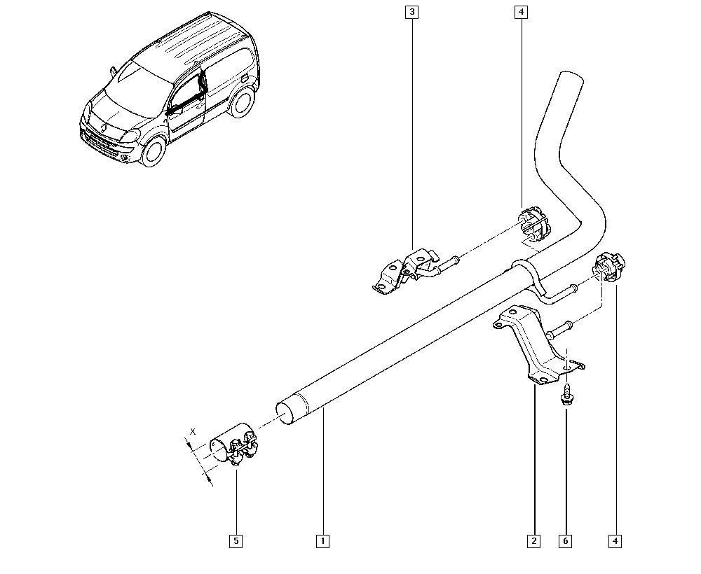 RENAULT 8200530560 - Bucsa, bara stabilizare allinparts.ro
