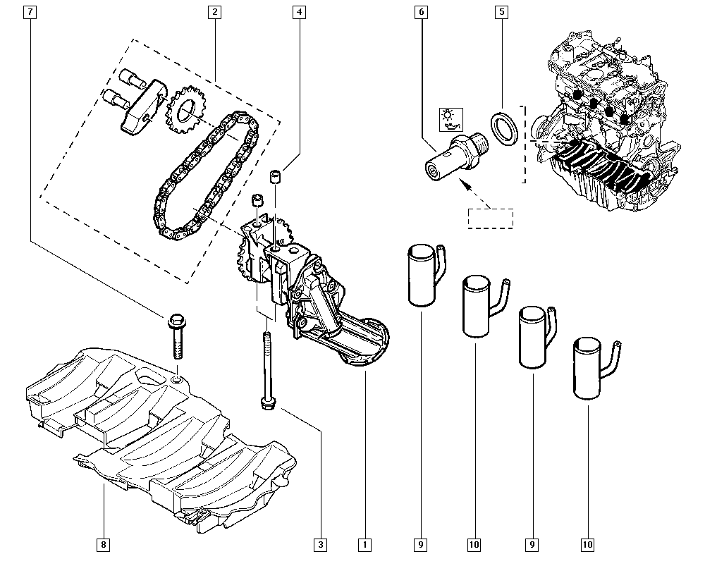 RENAULT 77 03 062 043 - Inel etansare, surub drena ulei allinparts.ro