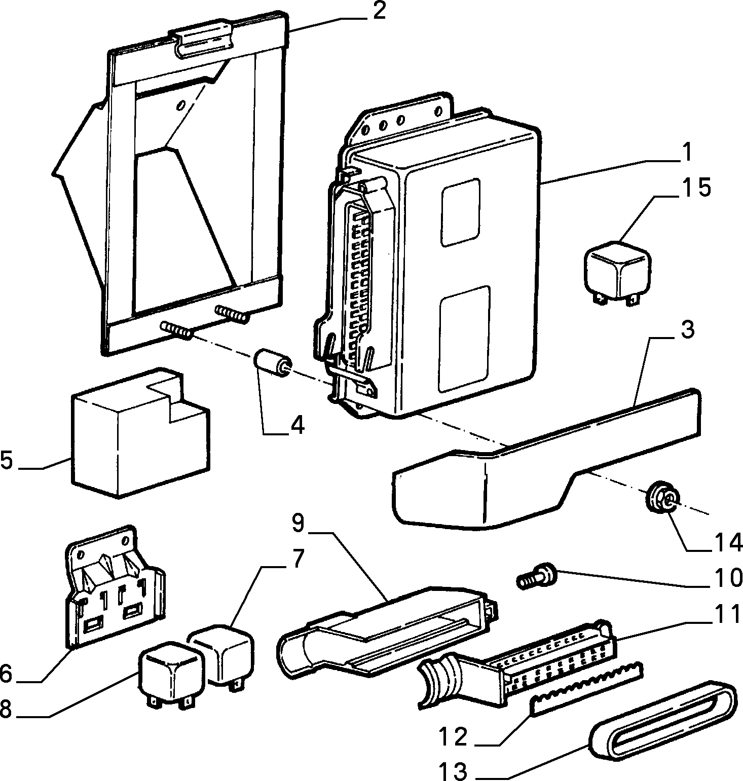 FCA 7619302 - Releu, pompa combustibil allinparts.ro