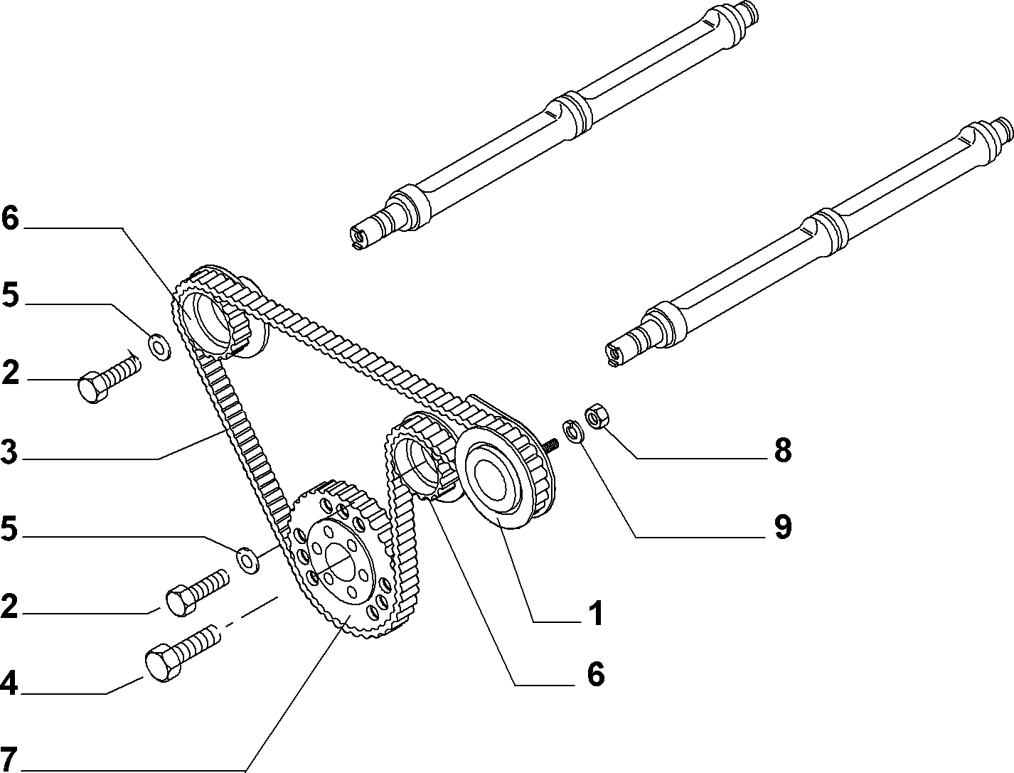 FCA 60620441 - Rola intinzator,curea distributie allinparts.ro
