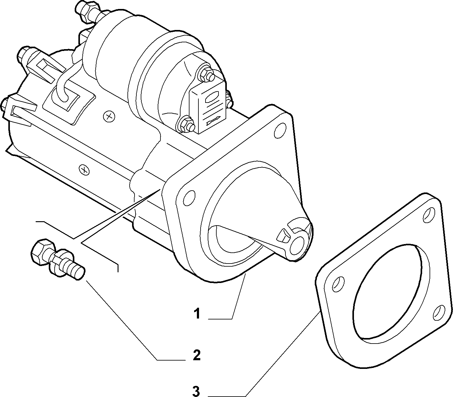 FCA 608 1346 1 - Starter allinparts.ro