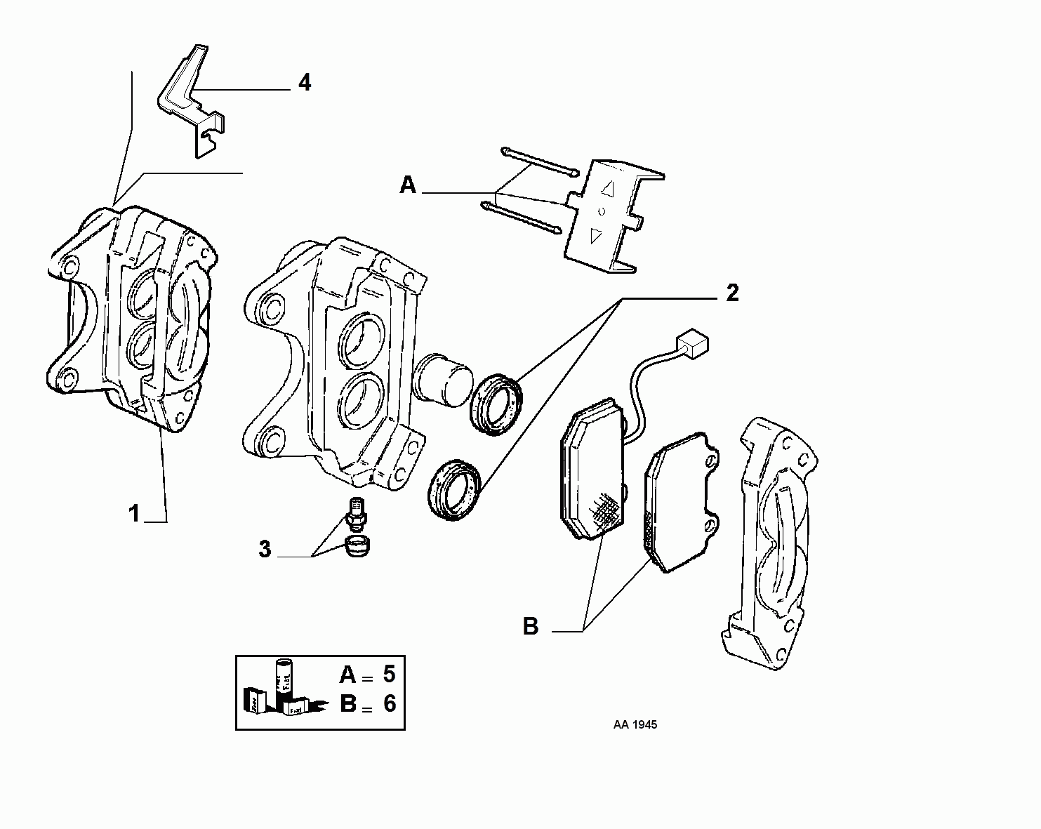 FCA 77365490 - Set placute frana,frana disc allinparts.ro