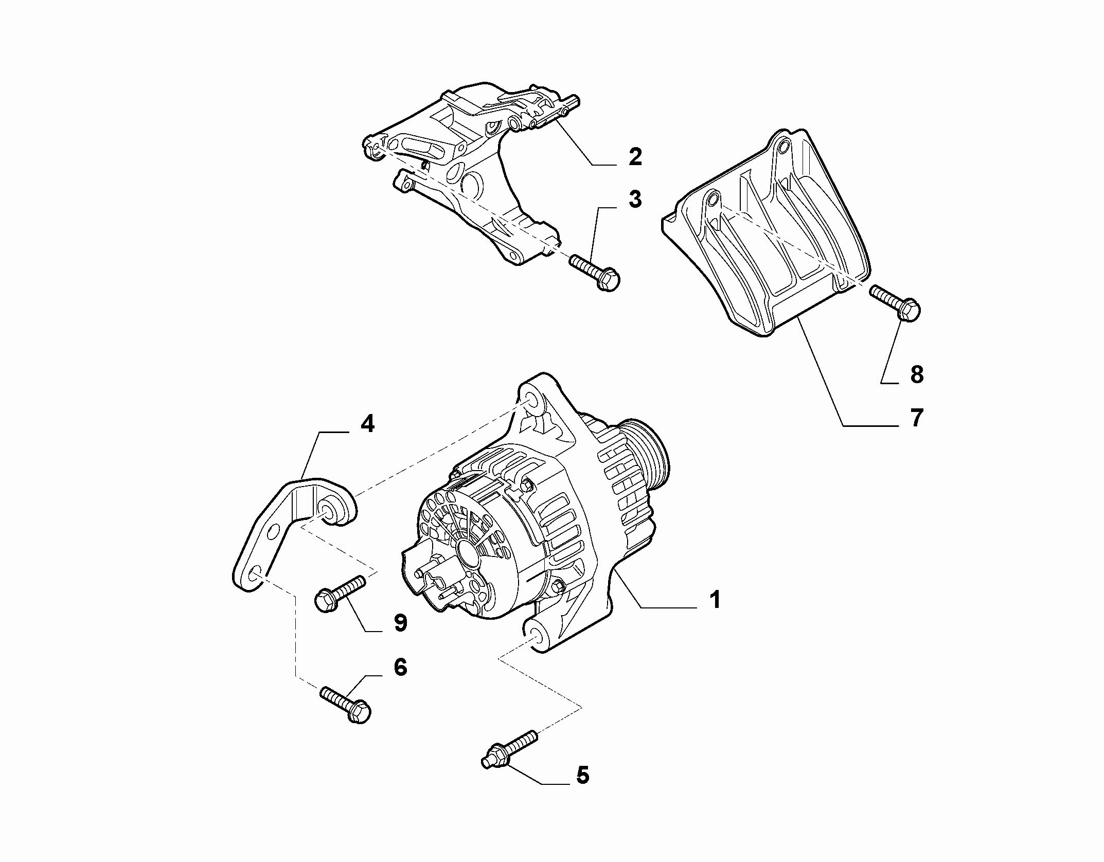FCA 51854898* - Generator / Alternator allinparts.ro