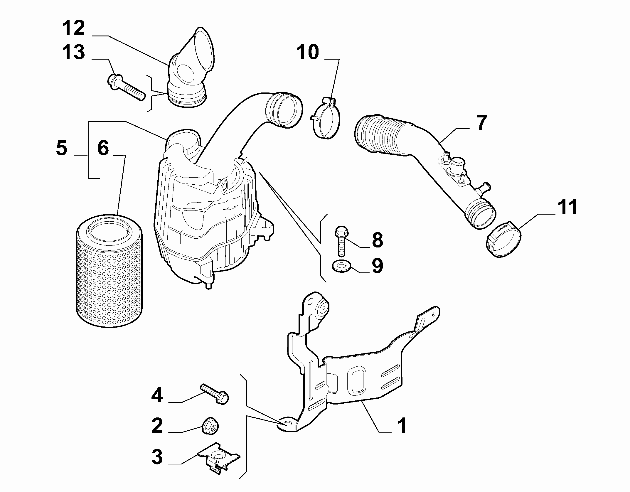 FCA 51843850 - Filtru aer allinparts.ro