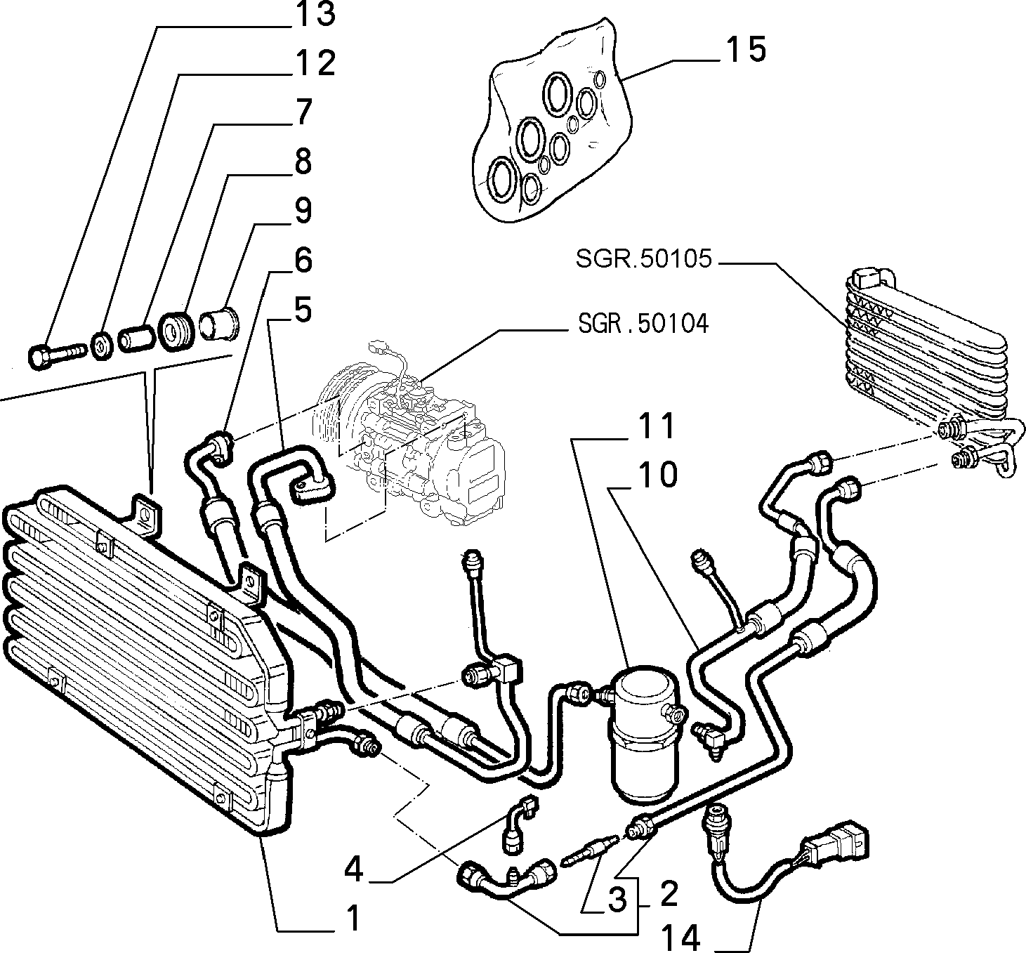 FCA 82479336 - Supapa expansiune, clima allinparts.ro