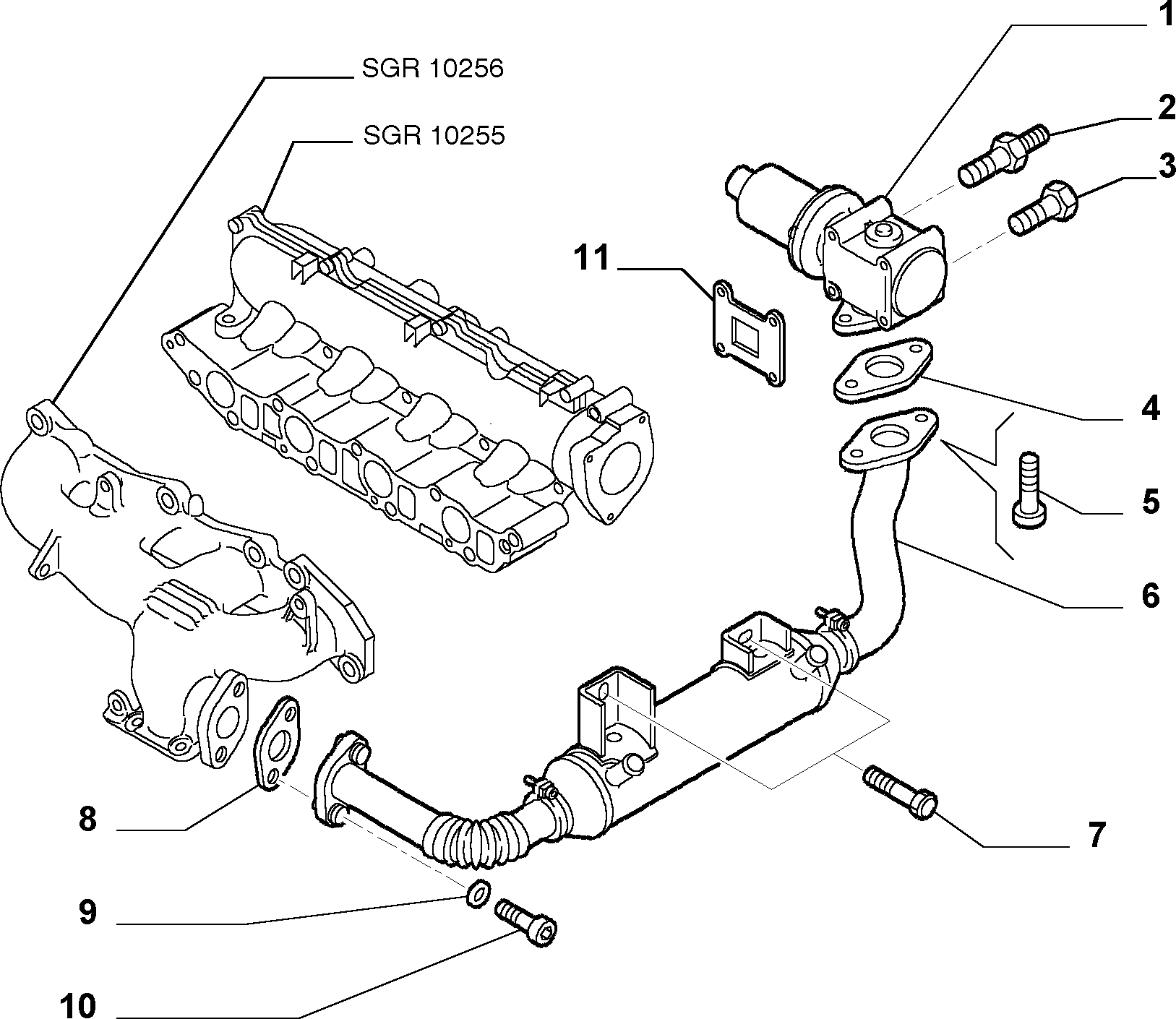 FCA 71723453* - Supapa EGR allinparts.ro
