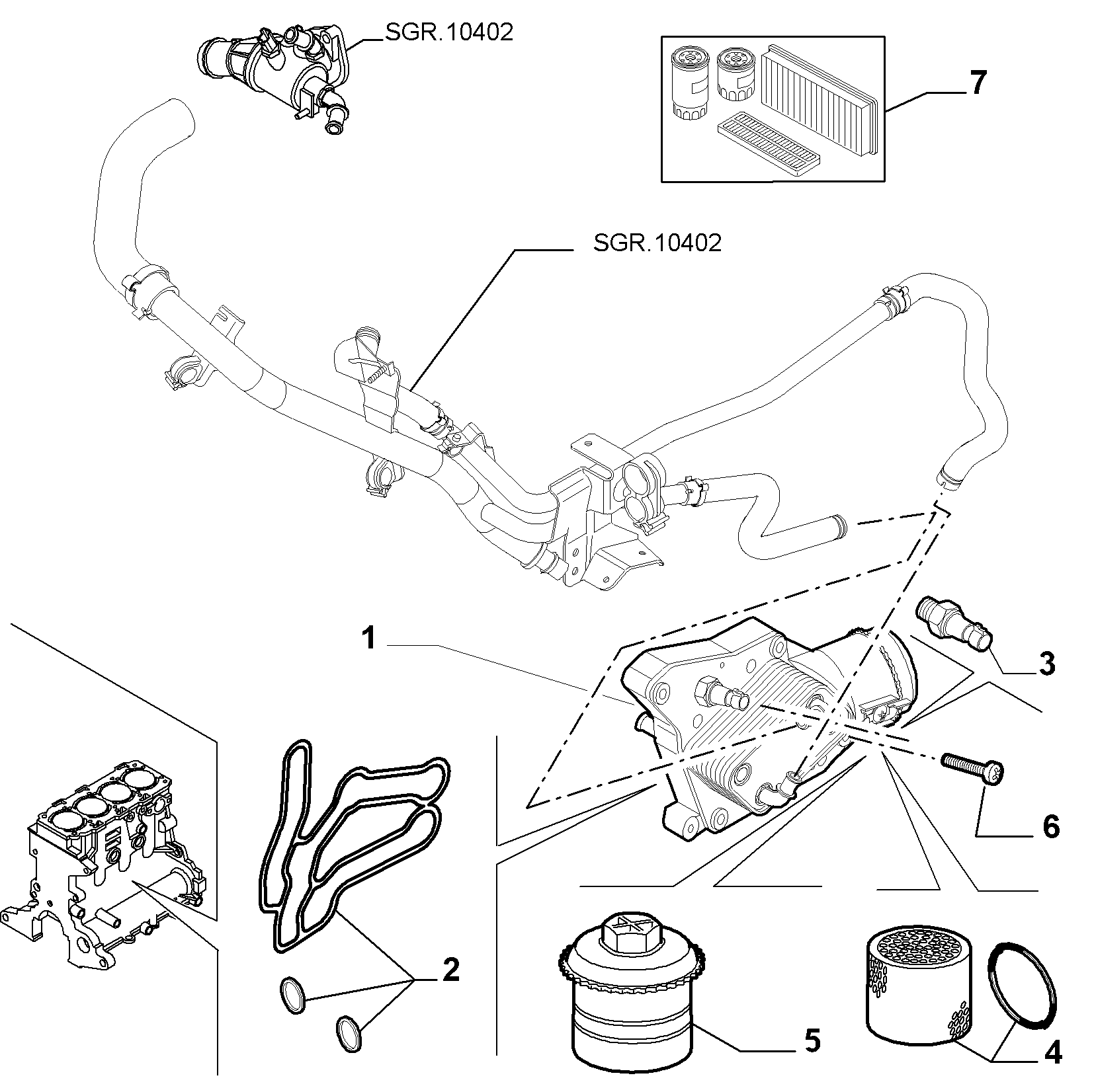 FCA 71737926 - Filtru ulei allinparts.ro