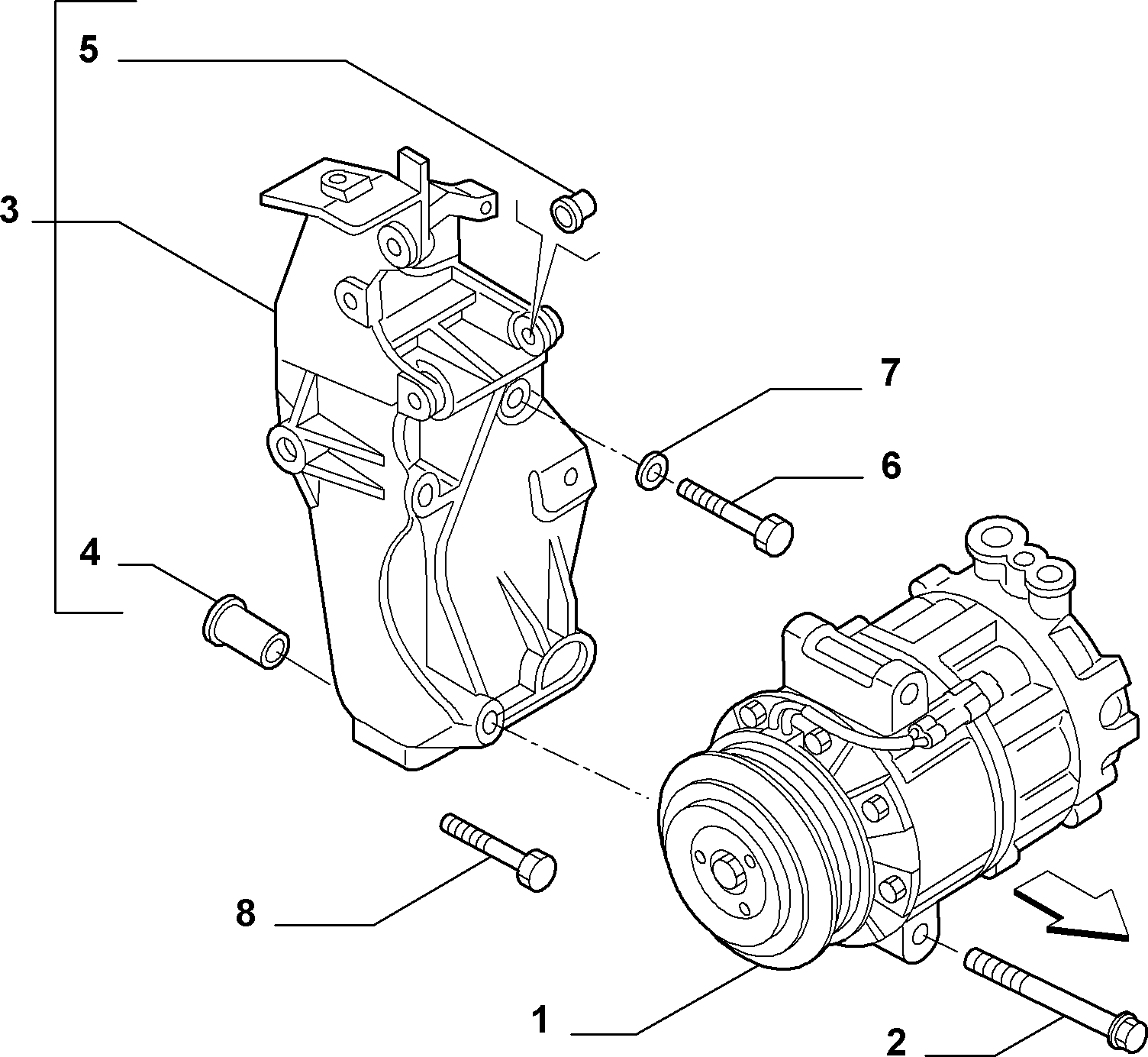 BMW 50510966 - Compresor, climatizare allinparts.ro