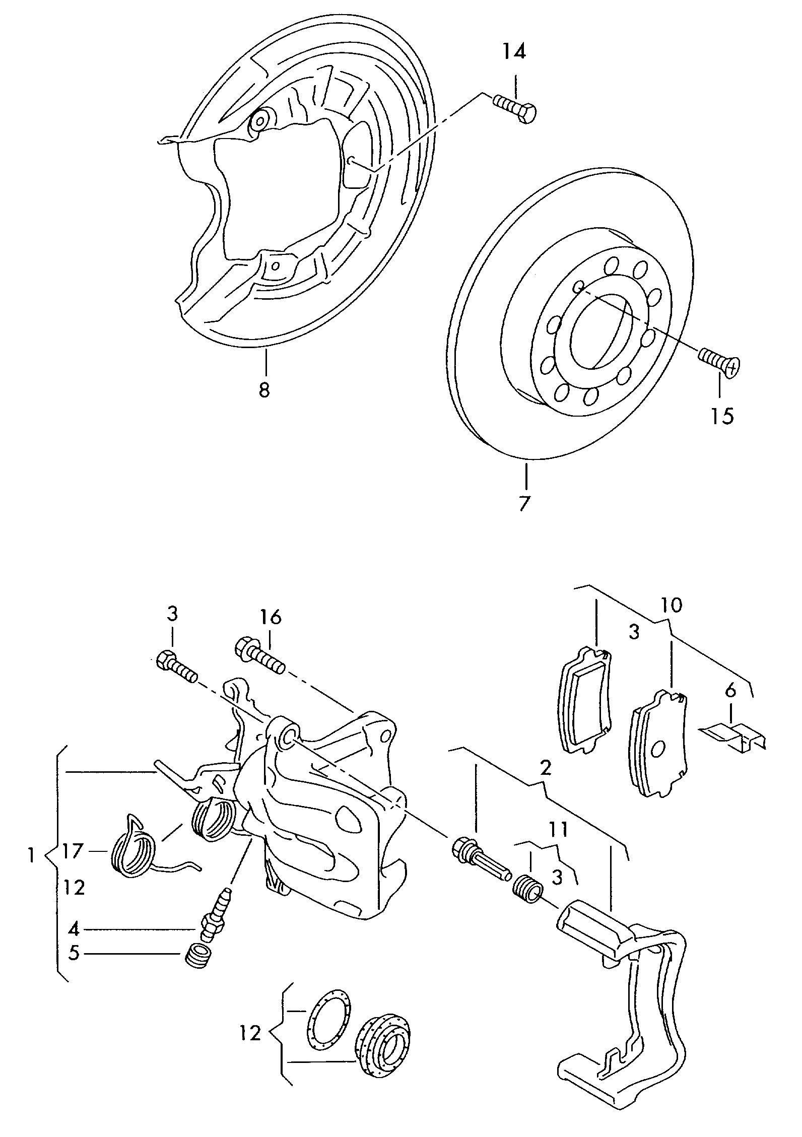 VAG JZW698601AA - Set frana, frana disc allinparts.ro