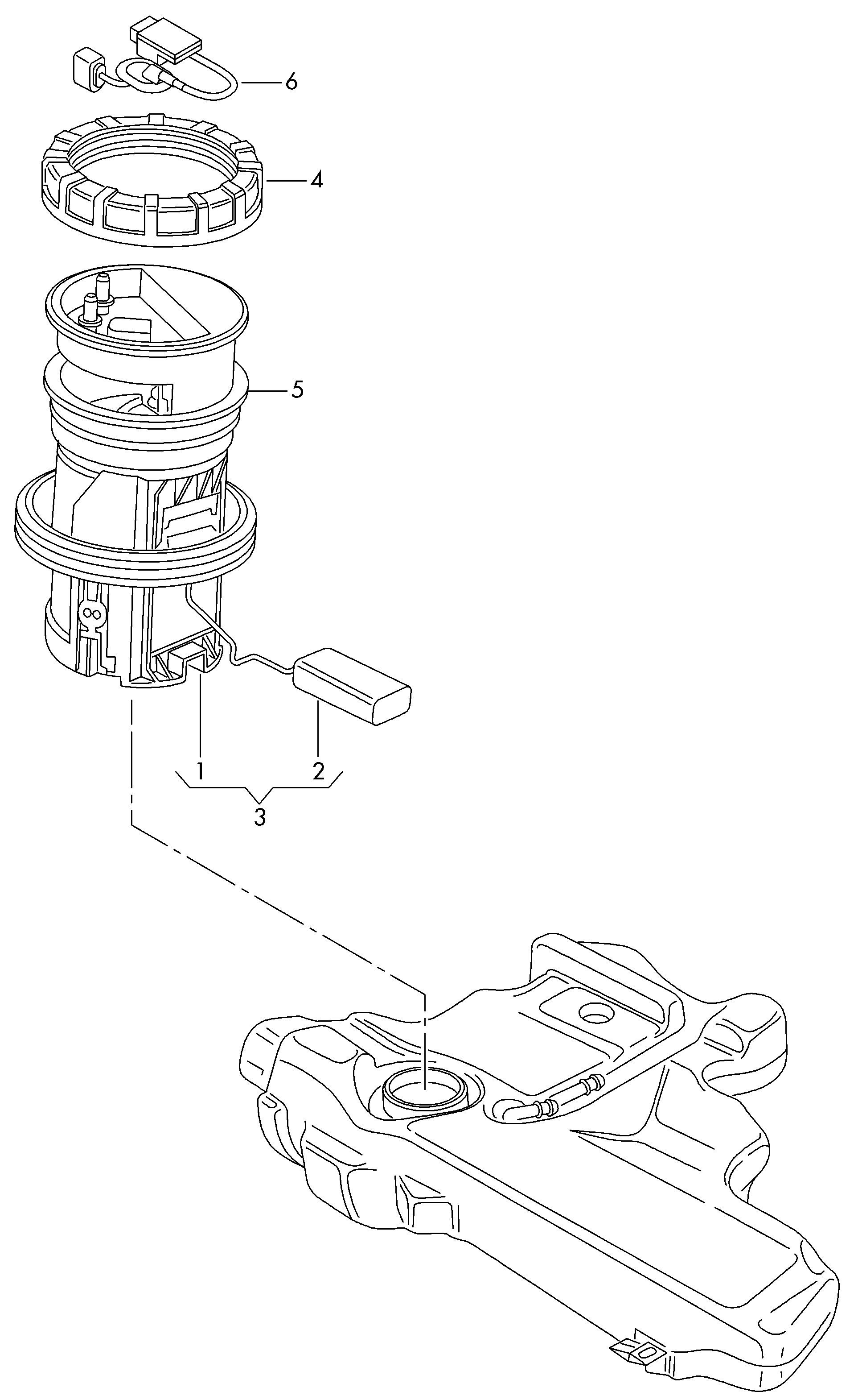 VAG 6R0919051F - Modul alimentare combustibil allinparts.ro