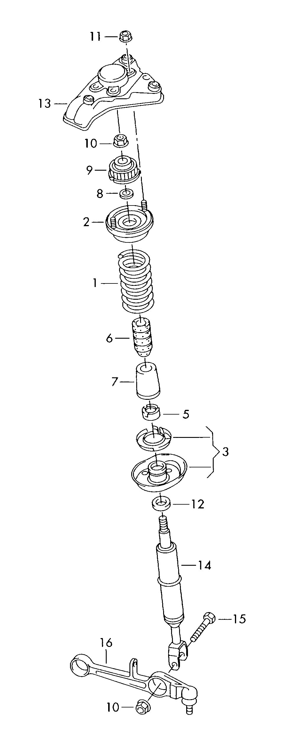 VAG 4B0412031CD - Amortizor allinparts.ro