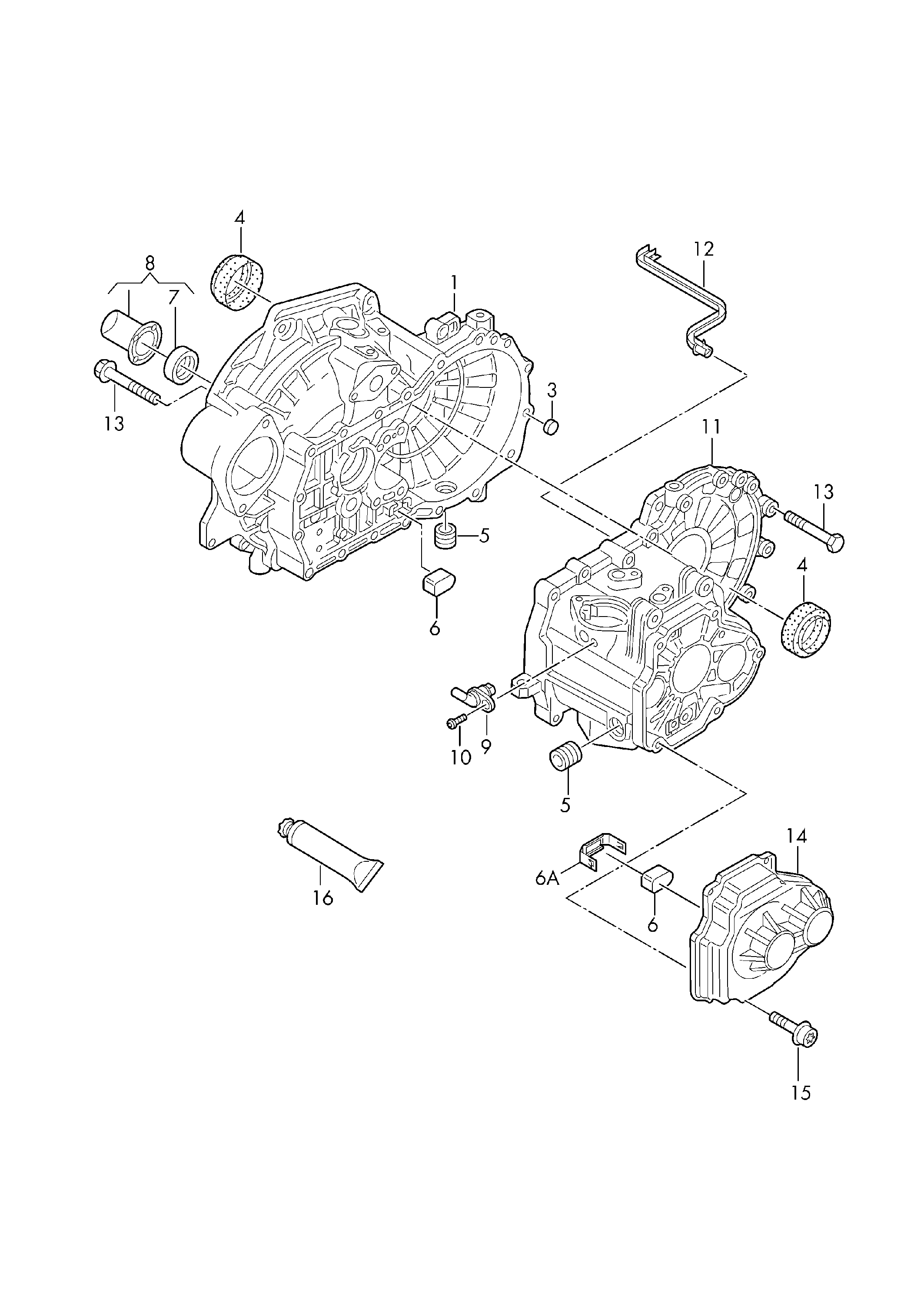 VAG 0A4311375B - VAG 0A4311375B - Lagar, cutie de viteza allinparts.ro