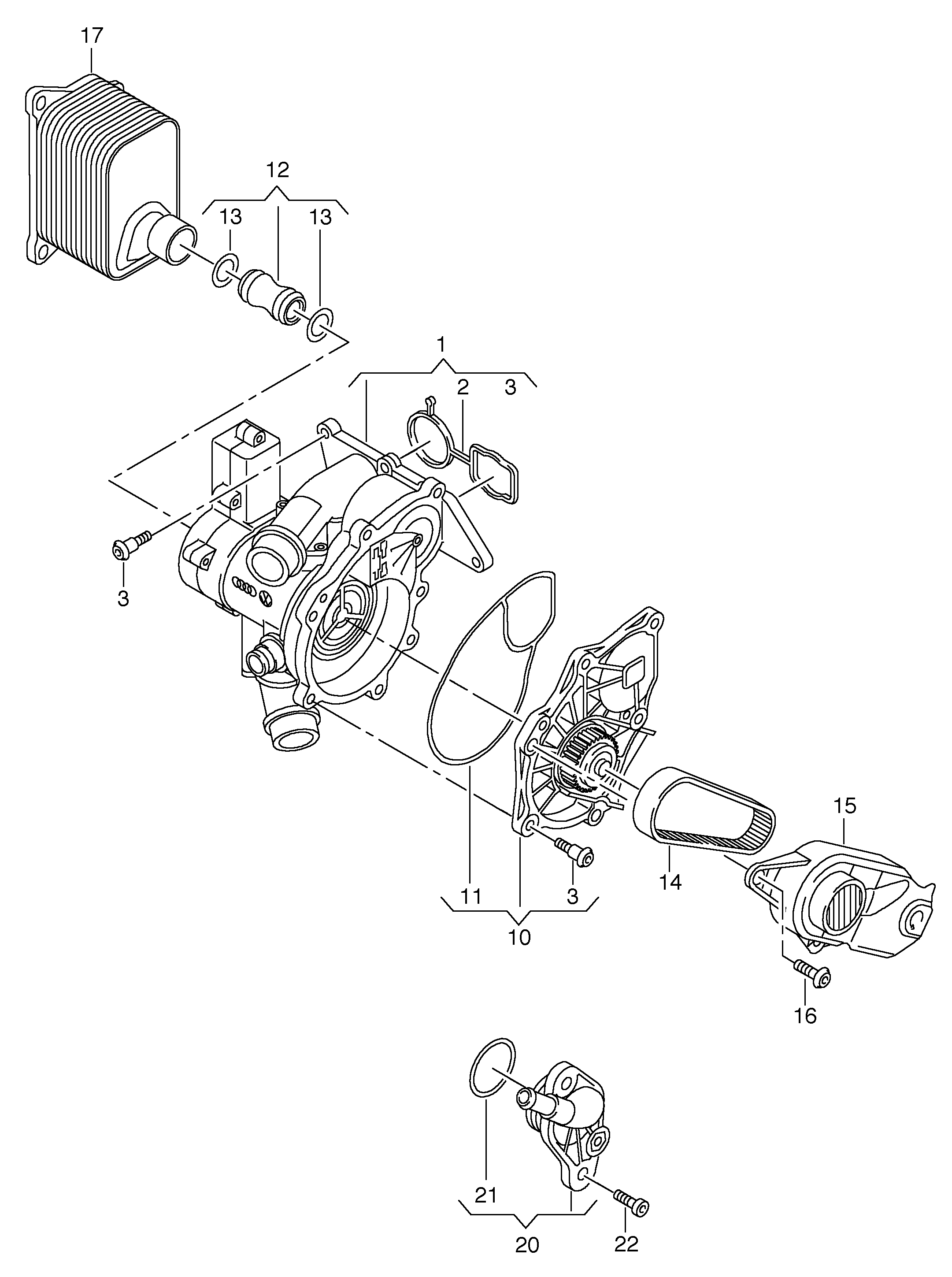VAG 06L121119B - VAG 06L121119B - Garnitura allinparts.ro