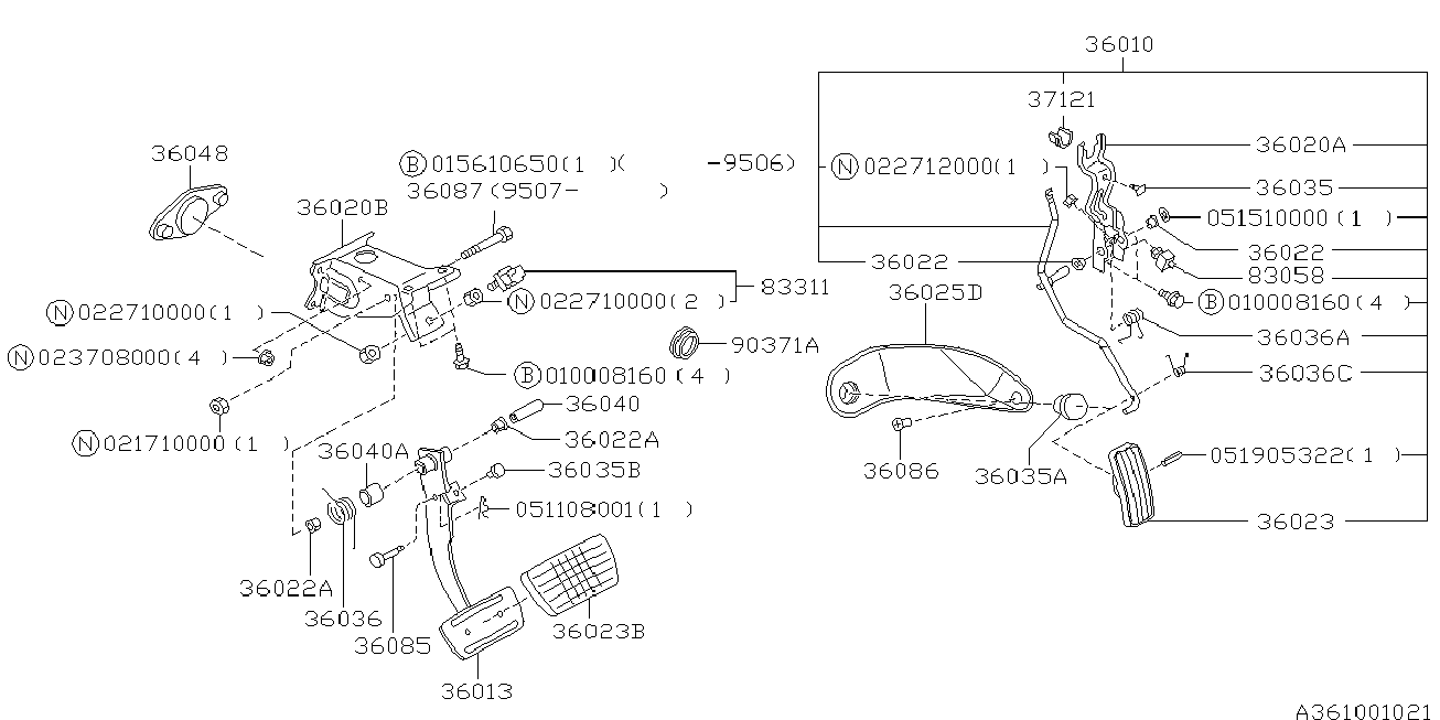 Subaru 83311-AA011 - Intrerupator, control automat al vitezei allinparts.ro