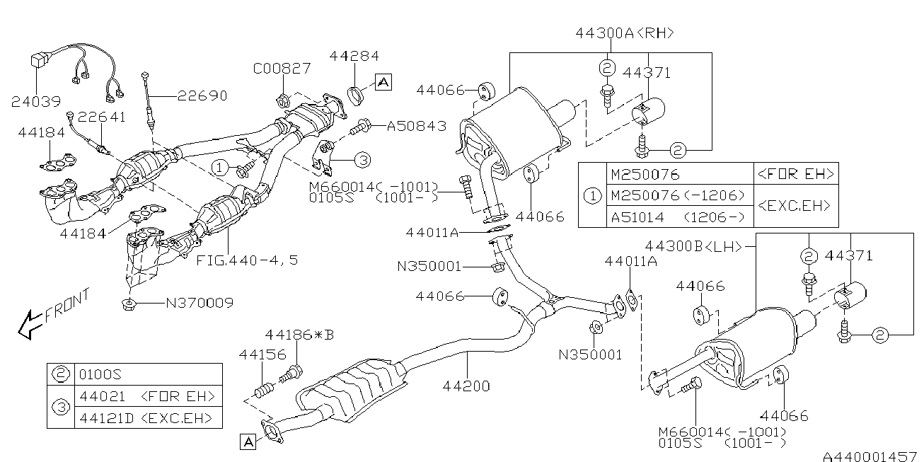 Subaru 22641 AA53A - Sonda Lambda allinparts.ro