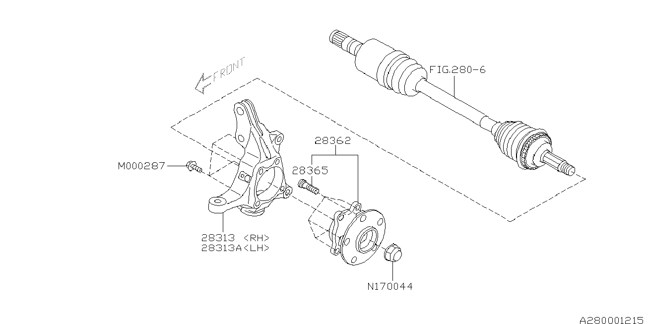 Subaru 902170044 - Set rulment roata allinparts.ro