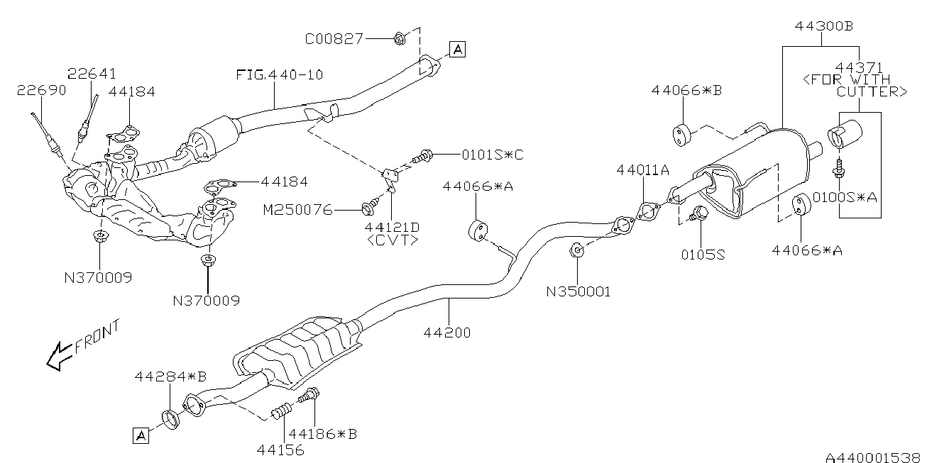 Subaru 44022AA123 - Inel etansare, galerie evacuare allinparts.ro