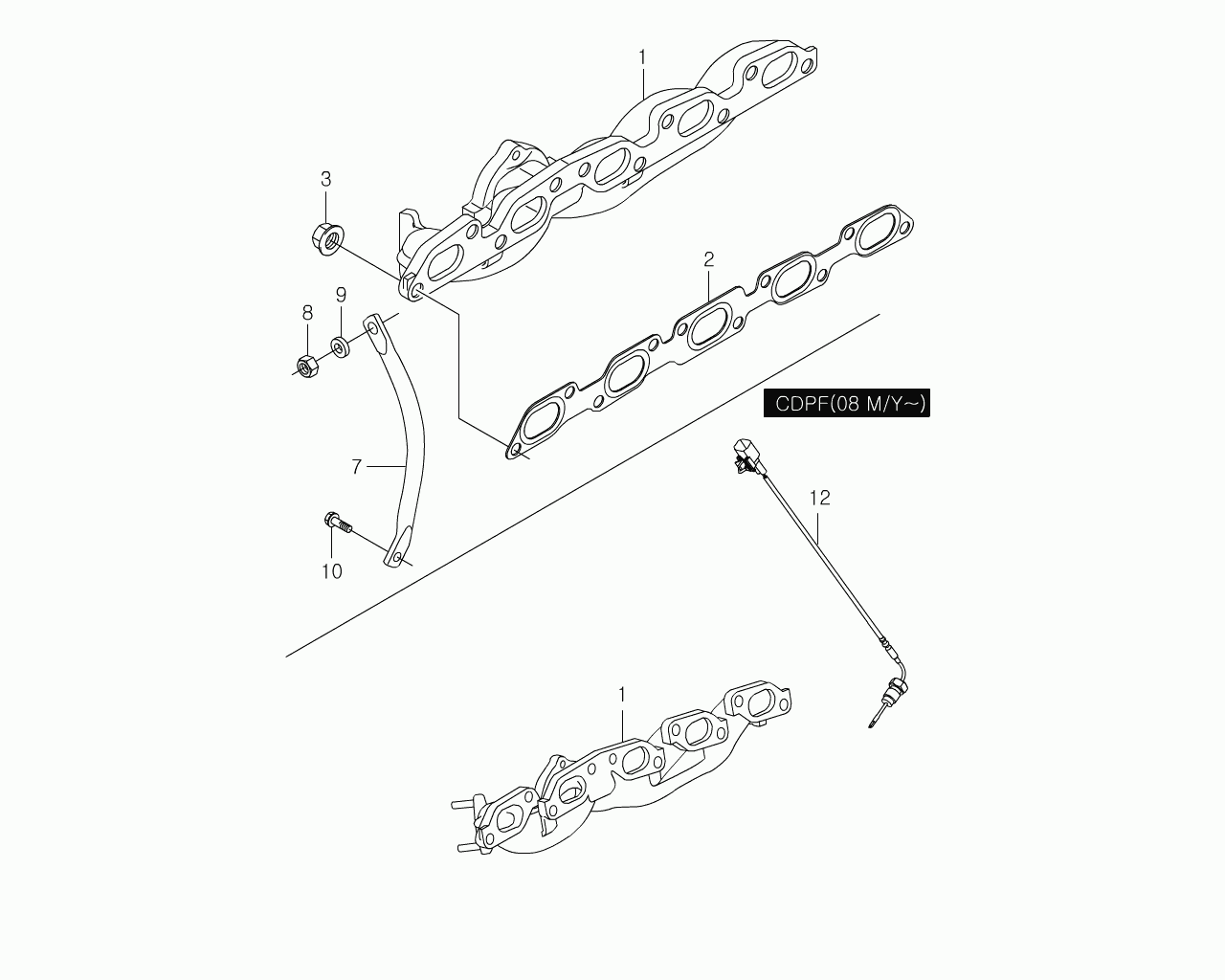 Mercedes-Benz 1041420072 - Piulita,galeria de evacuare allinparts.ro