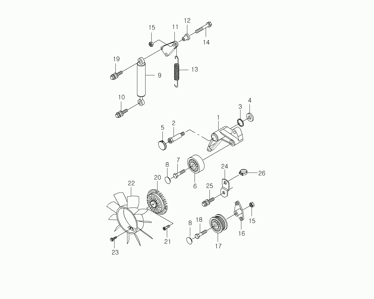 Mercedes-Benz 661 200 30 70 - Rola ghidare / conducere, curea transmisie allinparts.ro