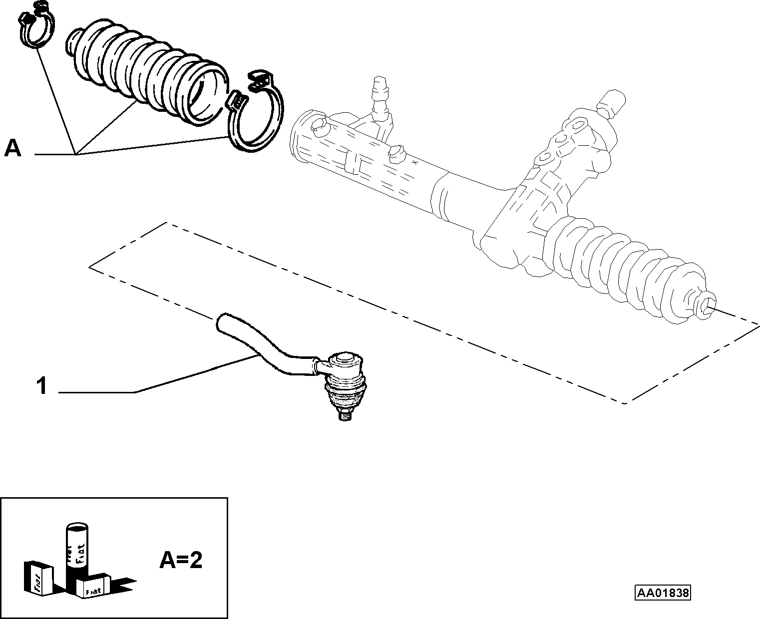 FCA 98845031 - Cap de bara allinparts.ro