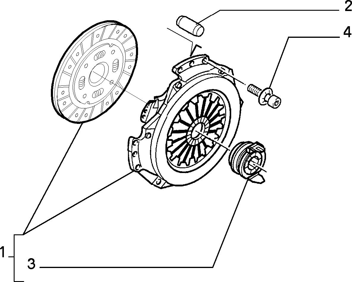 VAG 96 882 261 80 - Rulment de presiune, ambreiaj allinparts.ro