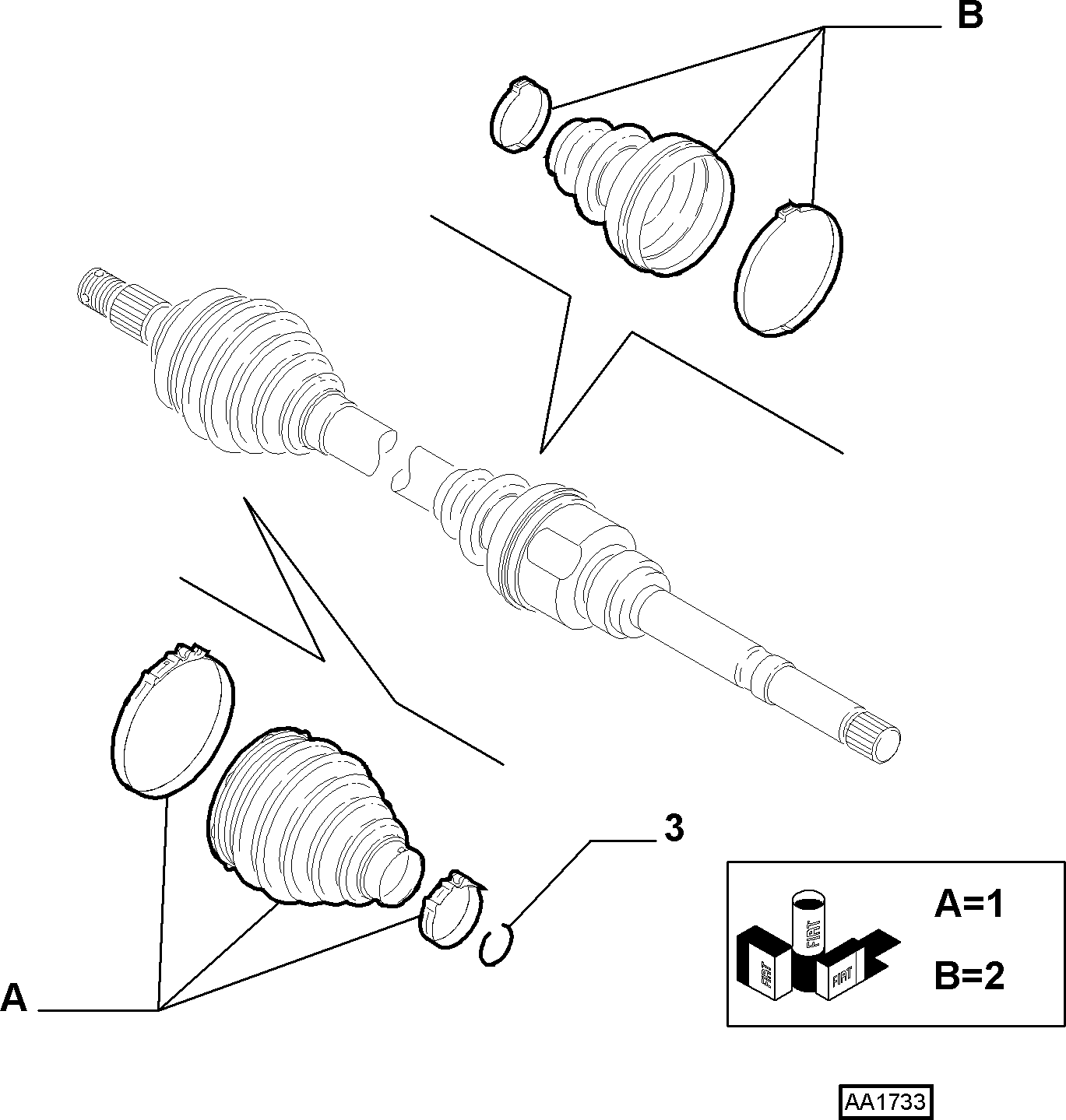 PSA 9566939080 - Burduf cauciuc, articulatie planetara allinparts.ro
