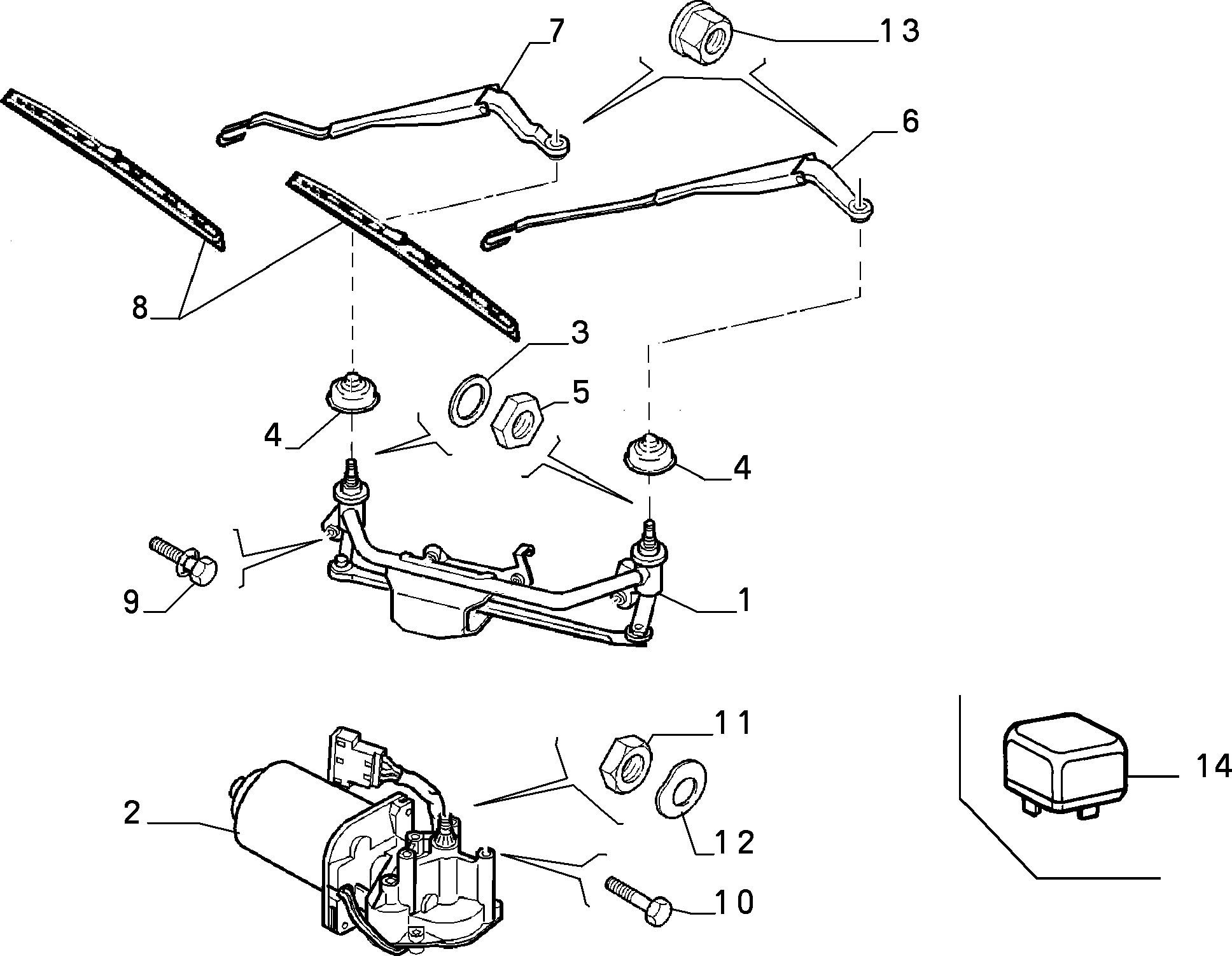 FCA 5911181 - Lamela stergator allinparts.ro