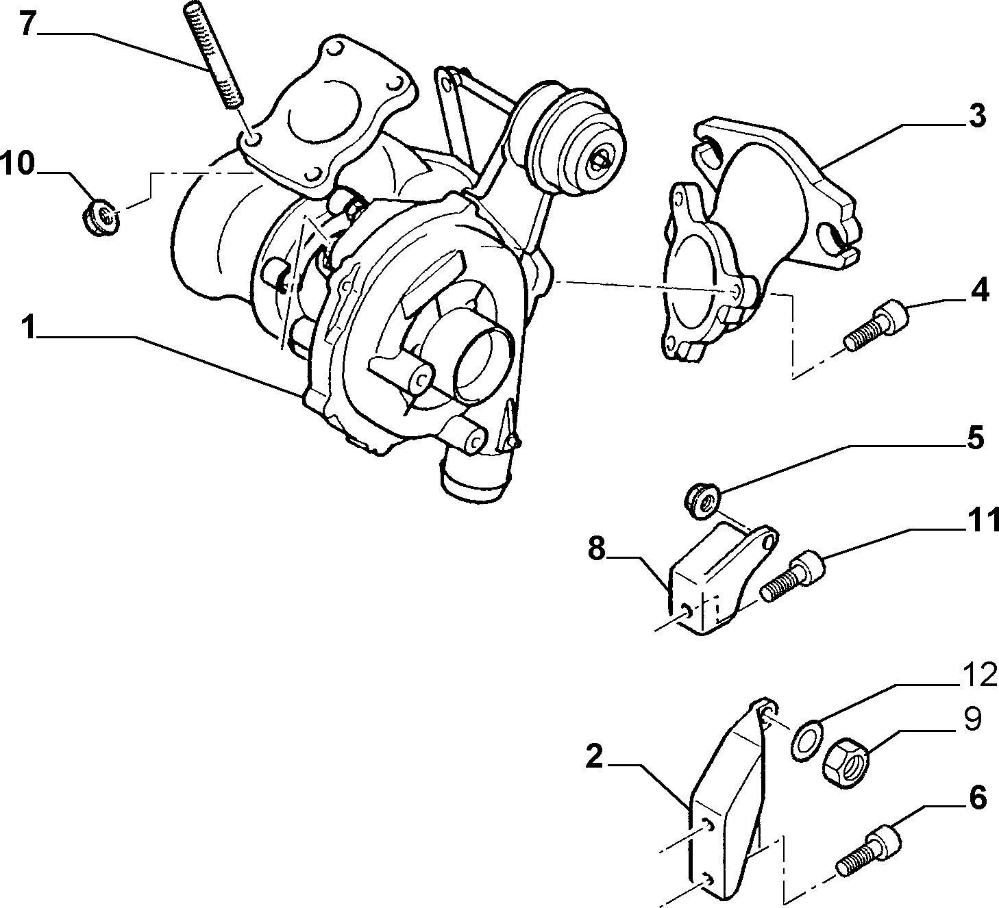 FCA 9634521180 - Ansamblu miez turbo allinparts.ro