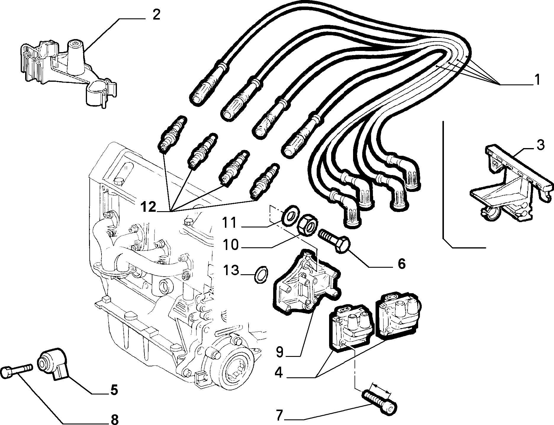 Innocenti 46548037 - Bobina de inductie allinparts.ro
