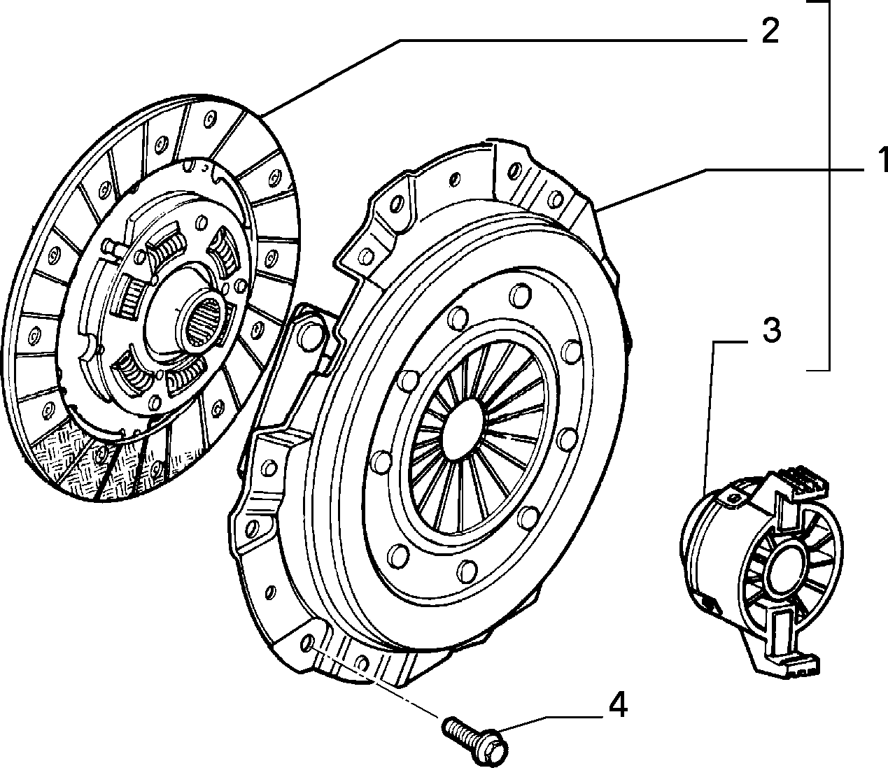 FCA 71 729 097 - Set ambreiaj allinparts.ro
