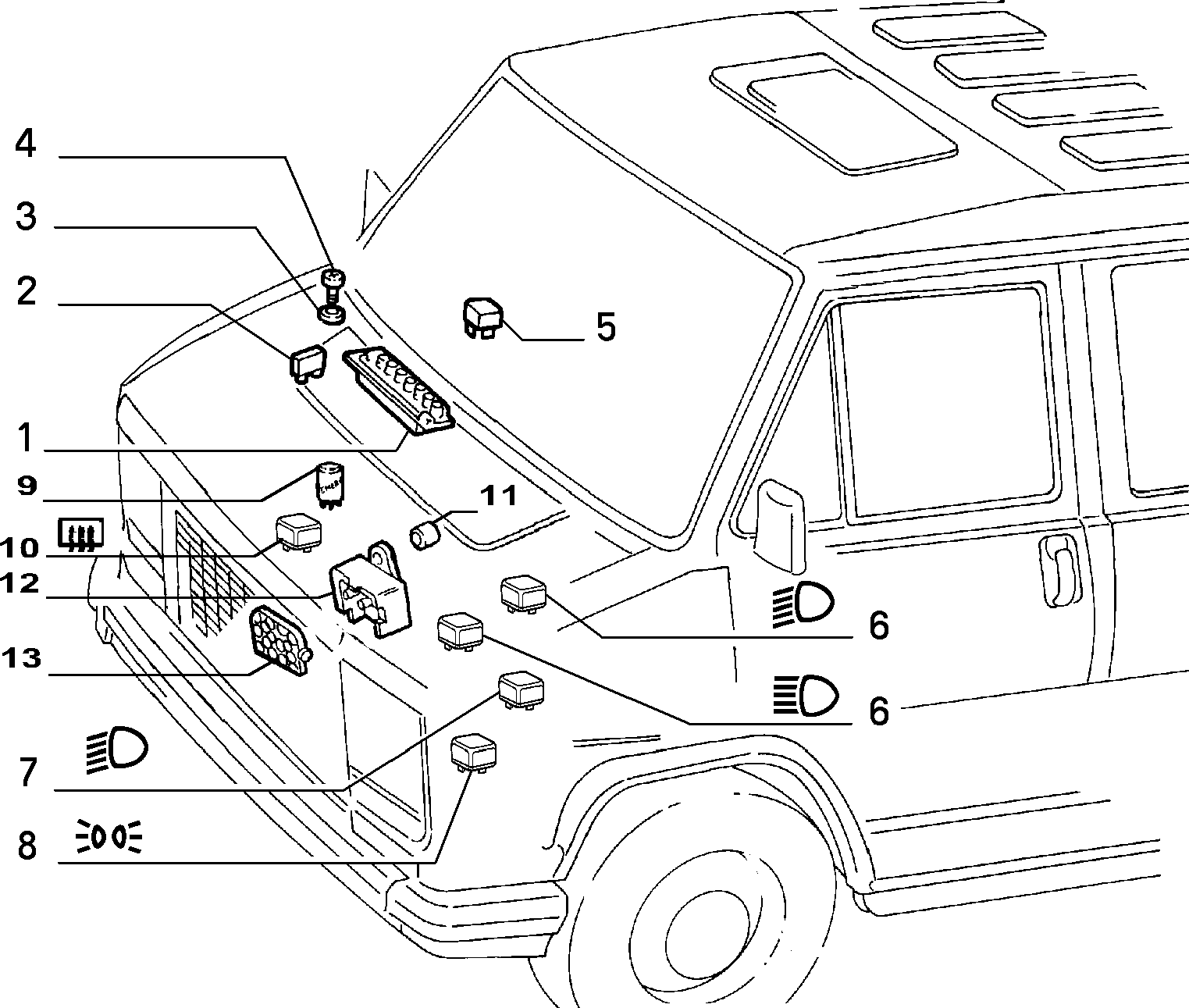 FCA 7595406 - Modul semnalizare allinparts.ro